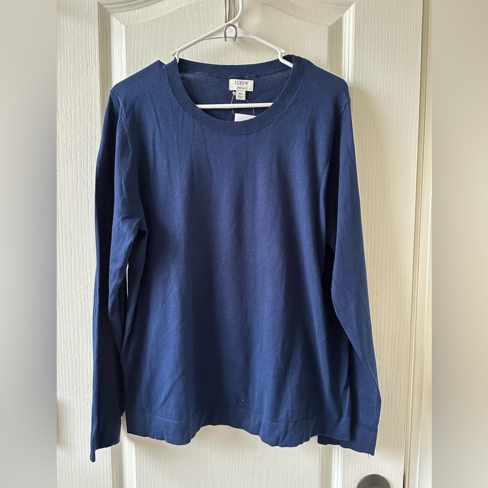 J Crew women’s cotton Teddie sweater XL